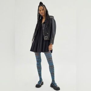 Urban Outfitters Lots of Lines Sheer tights NWT